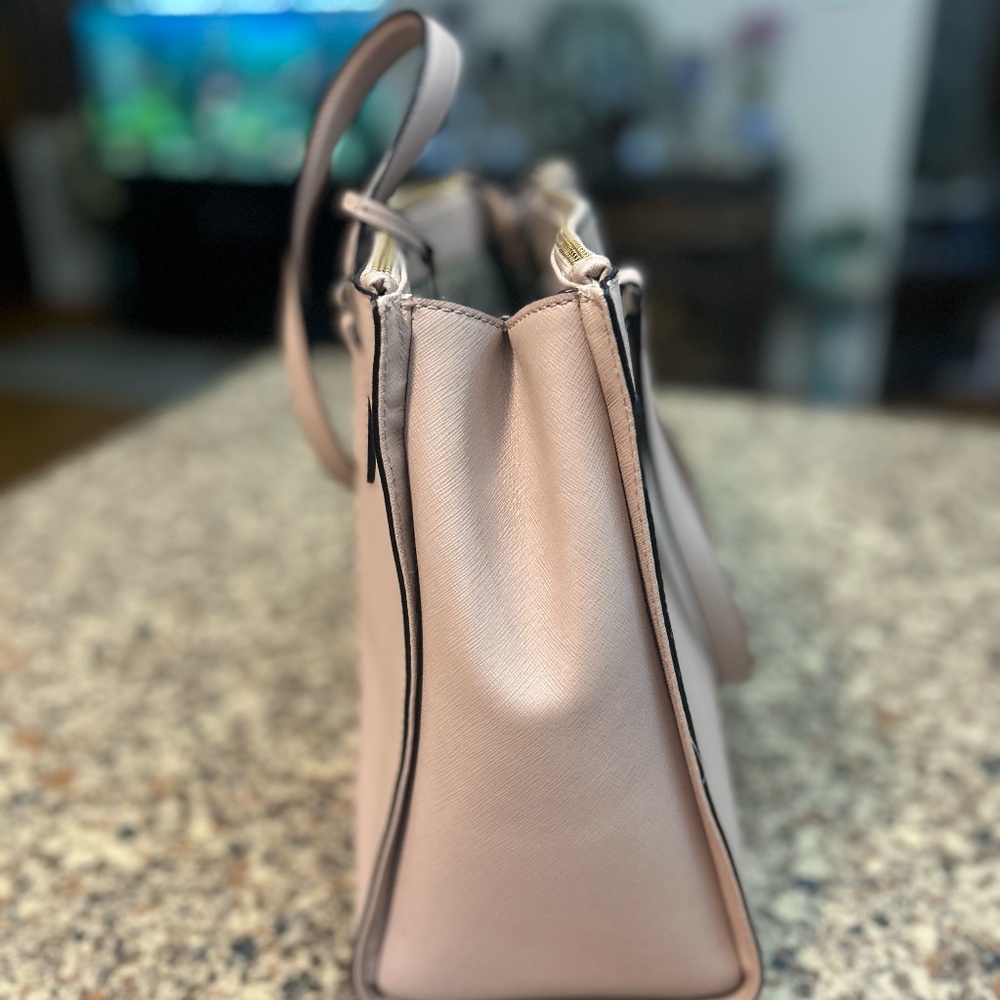 Kate Spade All Leather Cream Handbag - Picture 5 of 6